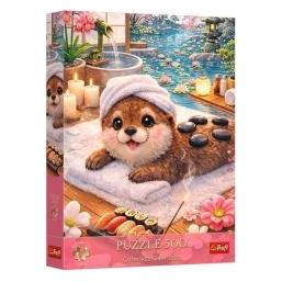 Trefl PUZZLE 500 PremPlus CutenOver.UroczaWydra 37643 (37643)
