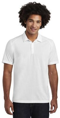 Sport-Tek ST405 PosiCharge Tri-Blend Wicking Polo Shirt in White Triad Solid size 4XL   Triblend