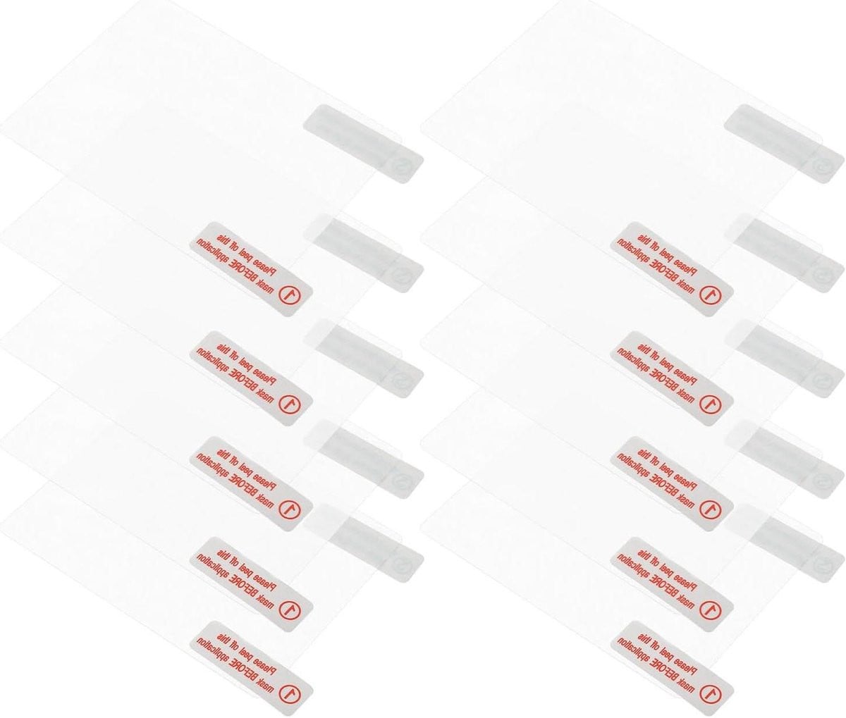 Statische Dashcam Stickers - 50 stuks transparante voorruitfolie voor het zonder lijmresten bevestigen van je dashcam
