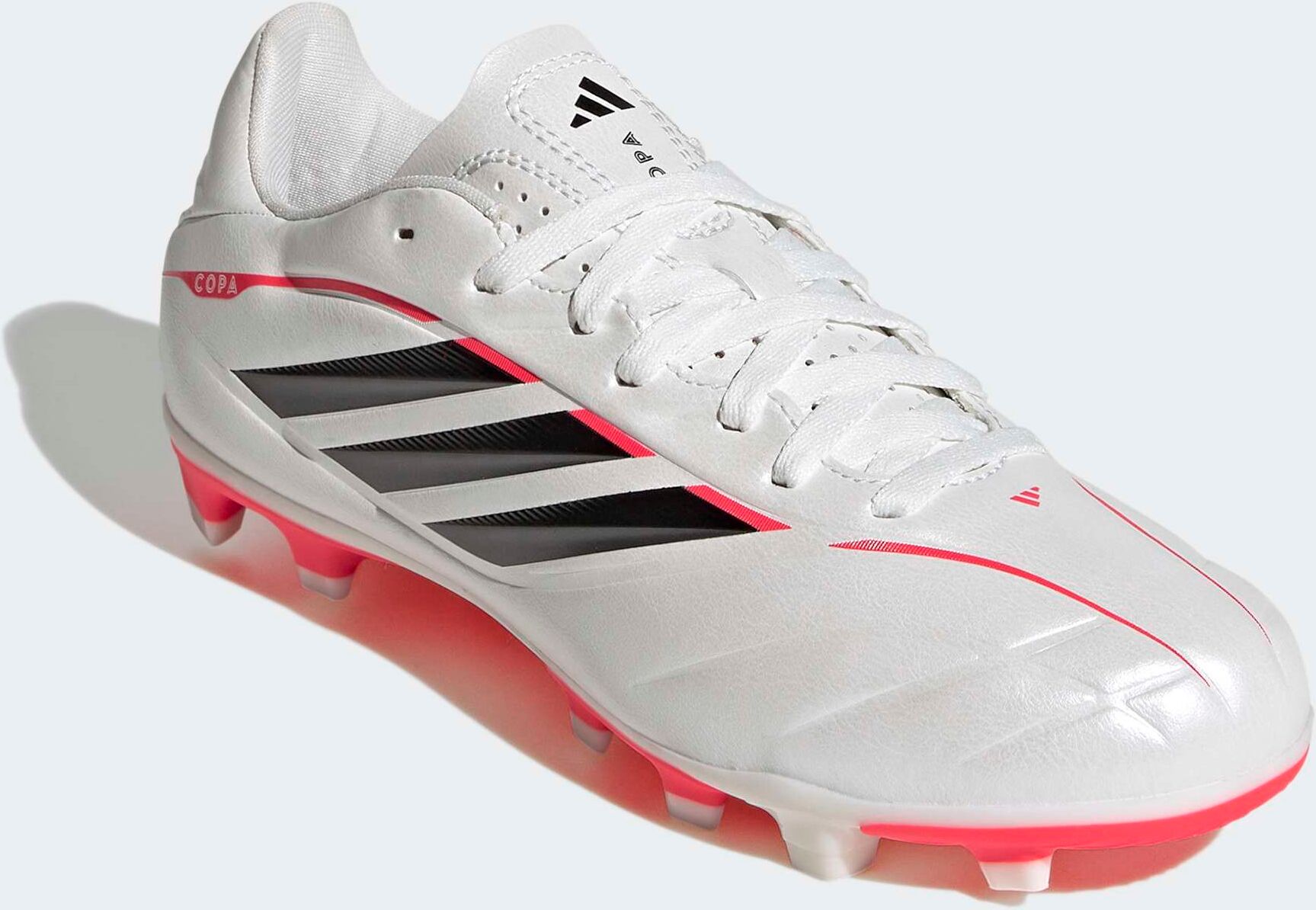 Adidas Performance "COPA PURE IV CLUB KIDS, FESTE/GEMISCHTE BÖDEN" für viele verschiedene Böden geeignet zero metallic, core schwarz, lucid rot 38,5