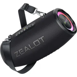 Zealot S87 Tragbarer Bluetooth-Lautsprecher – Schwarz, Bluetooth Lautsprecher, Schwarz