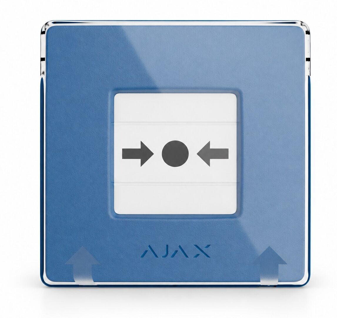 Ajax Manual Call Point Pulsante Manuale Wireless Blu 71254