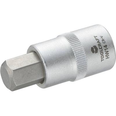 TOOLCRAFT 816161 Innen-Sechskant Steckschlüssel-Bit-Einsatz 14mm 1/2' (12.5 mm)