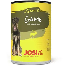 Josera JosiDog in Sauce 415 Gramm Hundenassfutter Sparpaket 24 x 415 Gramm Game
