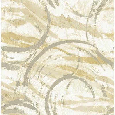 Seabrook Designs Dixon Abstract Unpasted Wallpaper