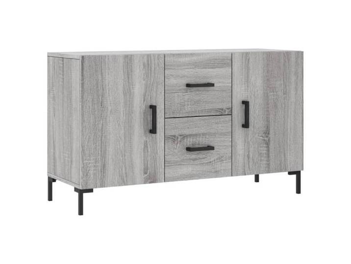 Luxueux Best*Buffet de couloir - Meuble Étagère pour rangement de cuisine/salon - sonoma gris 100x36x60 cm - Bois d'ingénierie