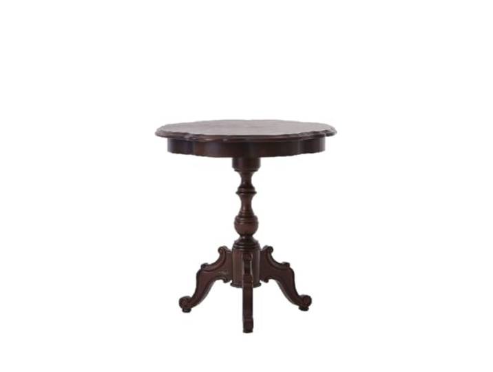 ksjdieunf Couchtisch Massivholz Kleiner runder Tisch Retro Wohnzimmer Balkon Couchtisch Runder Kleiner Teetisch Home Sofa Beistelltisch Tische for Wohnzimmer(B)