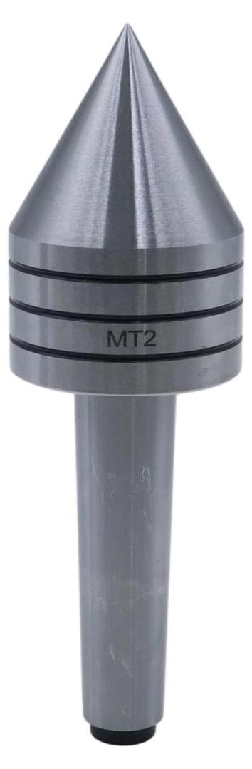 Selius Centreerpunt Meelopen MT2 Kegelschacht 128 mm Lengte - Zwart - Voor Houtdraaibank