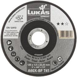 LUKAS-ERZETT T41 115x1,0x22,23 A60X-BF AT005840V9802 Trennscheiben-Set 115 mm 50 St. Gussstahl, Stahl, Legierter Stahl