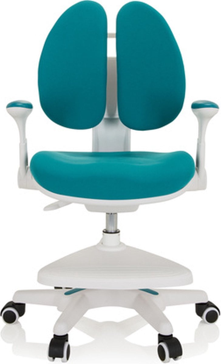 Kinder bureaustoel KID WING blauw stof hjh OFFICE