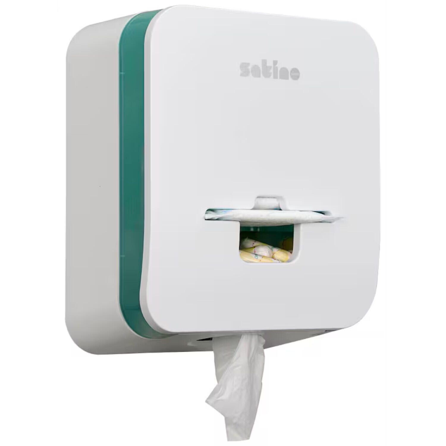Satino by wepa Satino Damenhygieneartikel-Spender HYGINITY FemCare FC1 System 333442 weiß Kunststoff, 1 St.
