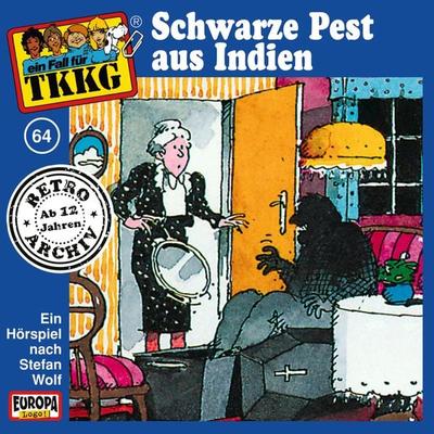 TKKG - Folge 64: Schwarze Pest aus Indien - Stefan Wolf,H.G. Francis, Audio, 4064066624101