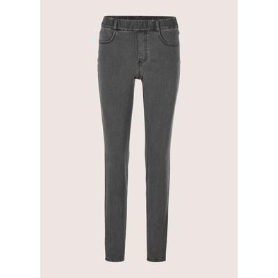 Regular-fit-Jeans MADELEINE "Jeggings Denim-Leggings mit Schlupfbund", Damen, Gr. 48, N-Gr, grau, Obermaterial: 57% Baumwolle CO. 21% Lyocell CLY. 17% Polyester PES. 5% Elasthan EL., Jeans