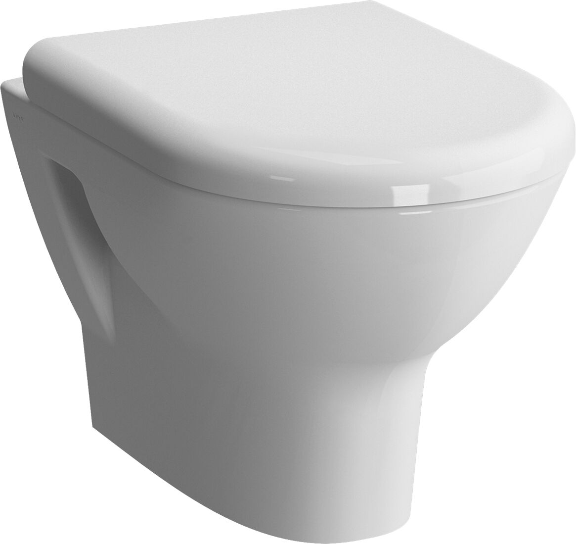 Pack cuvette WC suspendue complet ZENTRUM 50 cm avec abattant VITRA 5785B003-6077