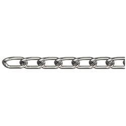 dörner + helmer 171639 Geschweisste Ringkette Nickel Stahl vernickelt 15 m