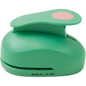 Folia Motivstanzer 77501 Kreis, groß, Ø 7,6 cm Motivgröße, grün, bis 220g/m²