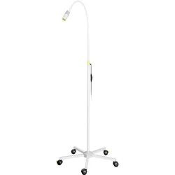 LED-Untersuchungsleuchte auf Rollstativ, rapsgelb