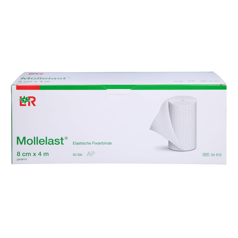 Medi-Spezial GmbH Mollelast Binden 8 cmx4 m weiss 16201048