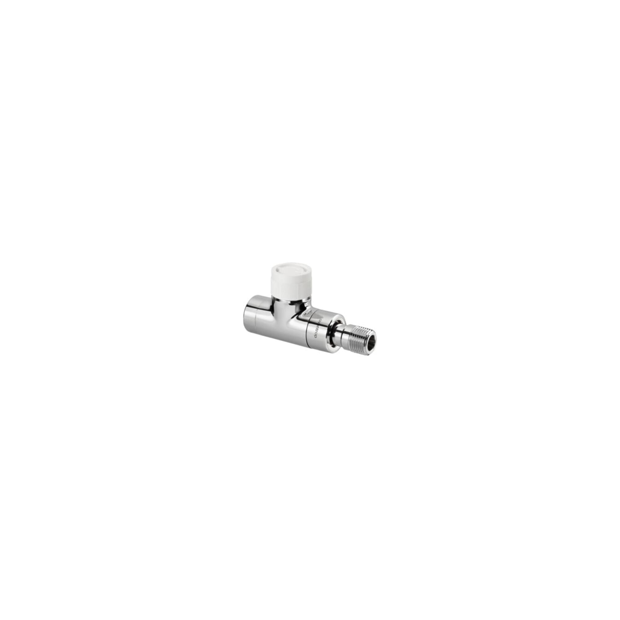Oventrop Thermostatventil Baureihe E DG, DN 15, Messing, Edelstahl-Design (1163182)