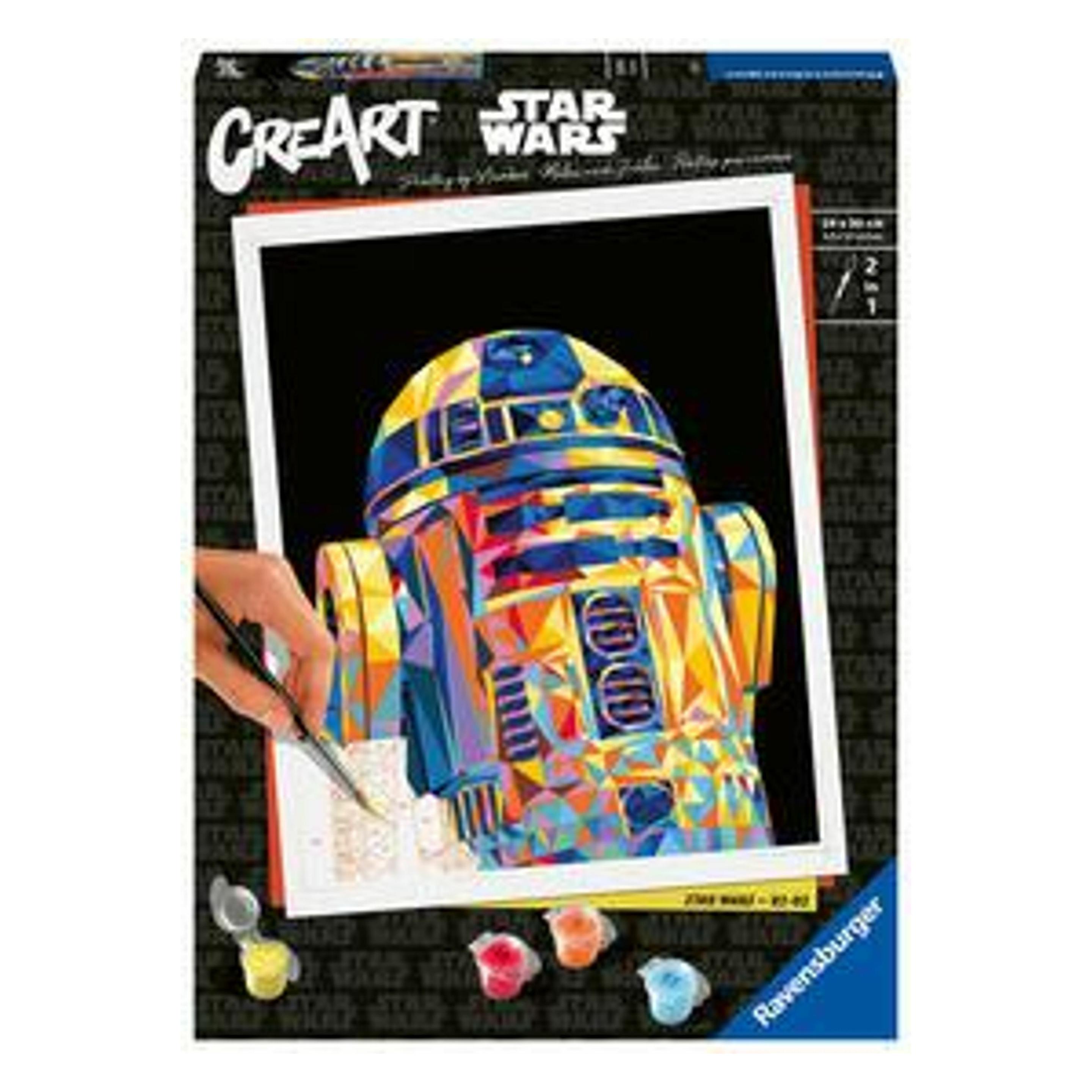 Ravensburger CreArt - Malen nach Zahlen Star Wars - R2-D2 (23730)