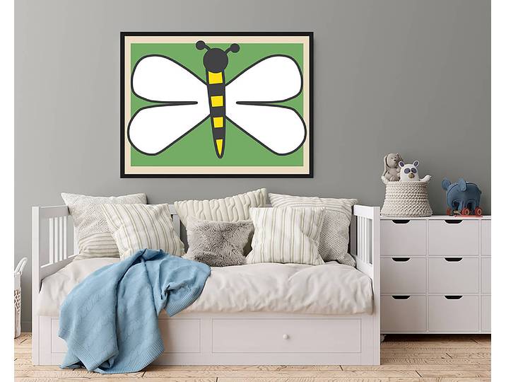 Tableau déco Let’s Fly 63 x 83cm Multicolore