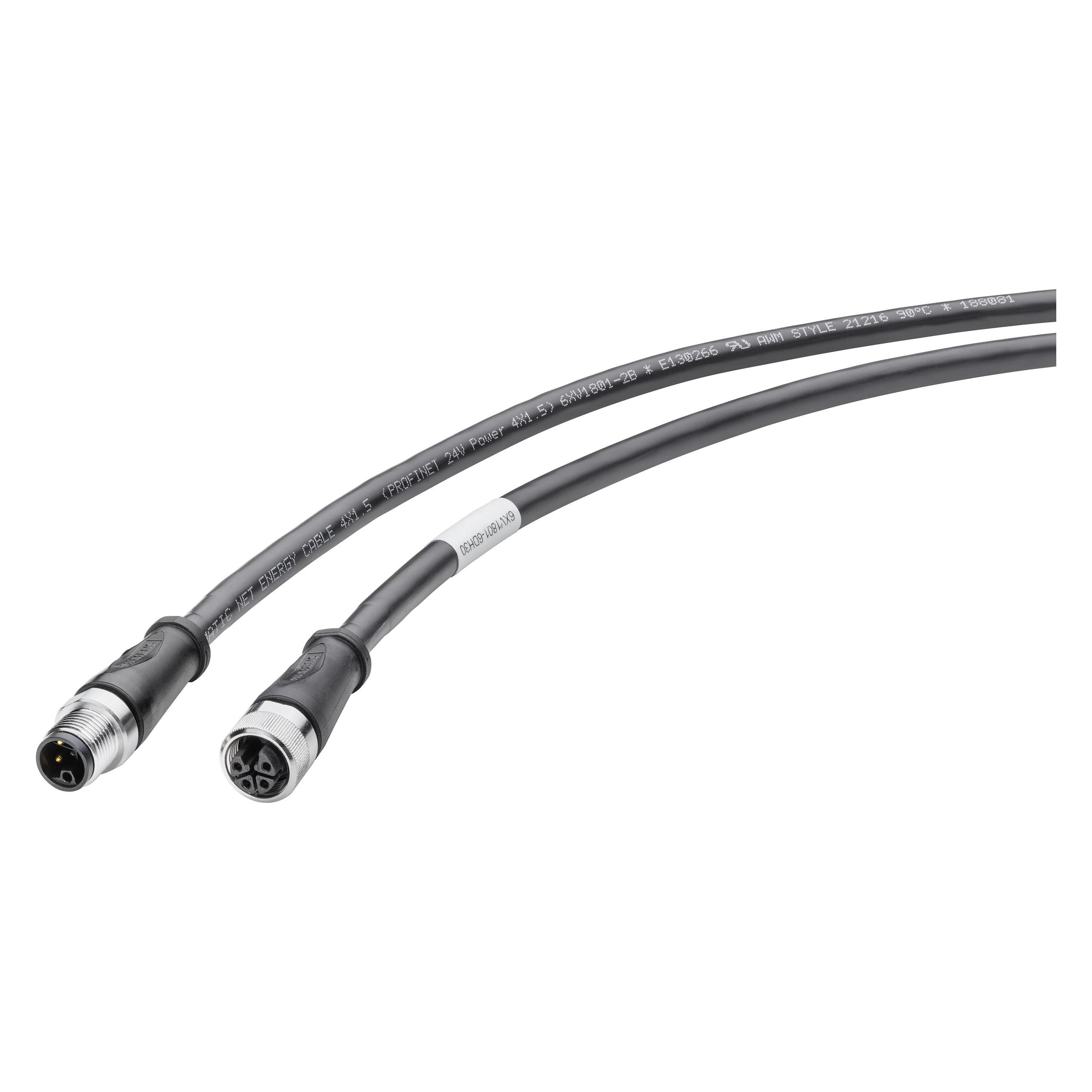 Siemens 6XV1801-6DH50 Power Connecting Cable 5 m 4-polig (6XV18016DH50)