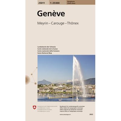 25011 Genève, Sonstige von , Swisstopo, 978-3-302-25011-3