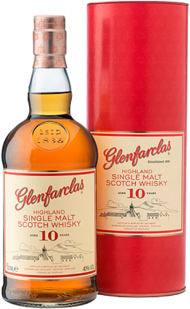 Glenfarclas Distillery Glenfarclas 10 Anns Single Malt Scotch Whisky  Cadeau