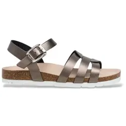 Pepe Jeans für Mädchen. PGS800001 Bronzefarbene Sandalen Oban Glow (34), Wohnung, Schnalle, Lässig, Kinderbekleidung