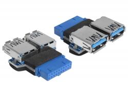 Delock USB 3.0 Pin Header USB-Adapter Typ A (W) 65324