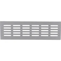 Lüftungsblech Alu 400x100mm Alu-eloxiert EV1