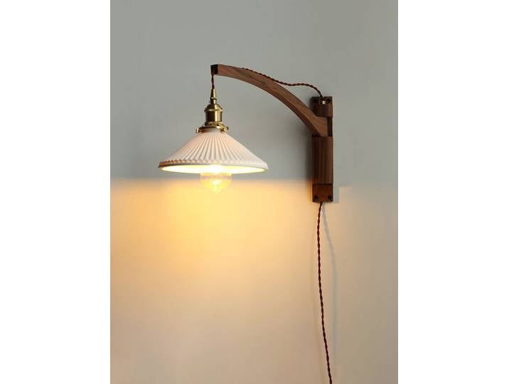 Applique Murale Japonaise en Bois Massif Réglable, Abat-Jour en Céramique, Lampe de Lecture de oral et, Vintage, Rétro, LED