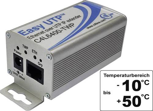 Renkforce RF-2555340 Netzwerkverlängerung 2-Draht Reichweite (max.): 500m 1 St. 100MBit/s ohne PoE-Funktion