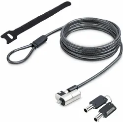 StarTech Nanok-Laptop-Lock, Notebook Security, Schwarz, Silber