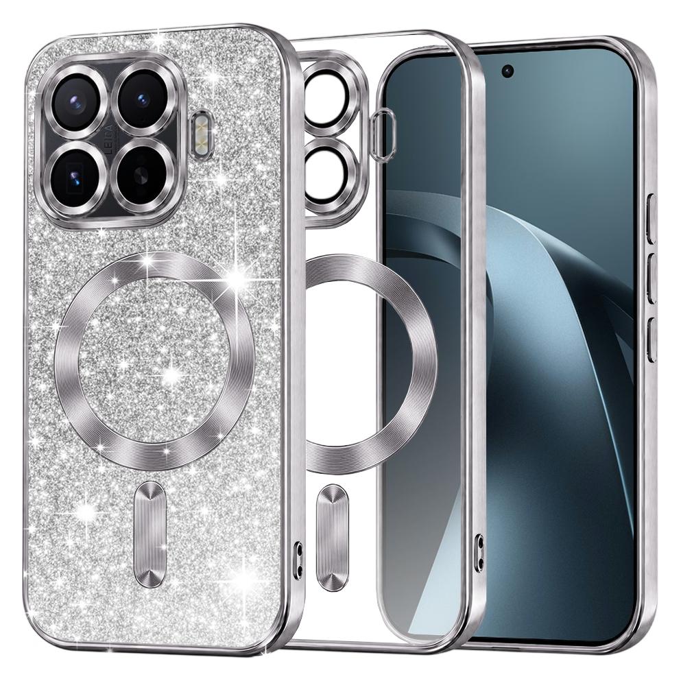 Techsuit - Luxury Glitter MagSafe - Xiaomi 17T Pro - Silver (Xiaomi 17 Pro) (76520998)