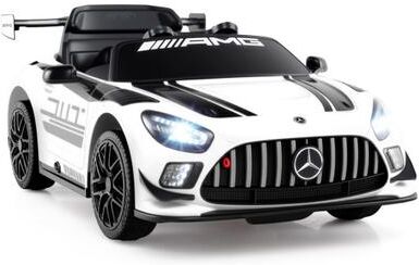 Costway 12V Kids Ride-On Car Mercedes-AMG GT3 Licensed with Adjustable Speed-White