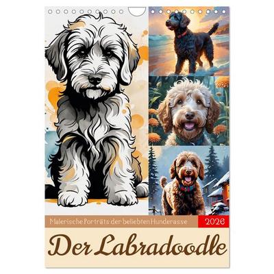 Der Labradoodle (Wandkalender 2026 DIN A4 hoch), CALVENDO Monatskalender