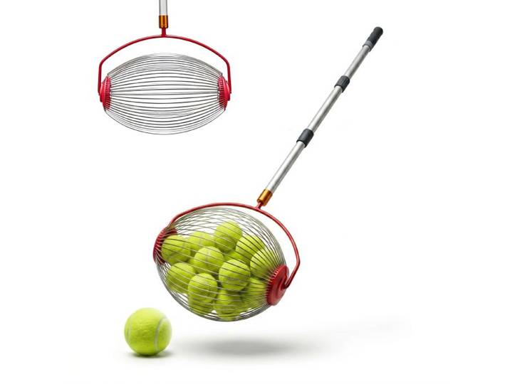 Relaxdays Tennisbalverzamelaar Roller