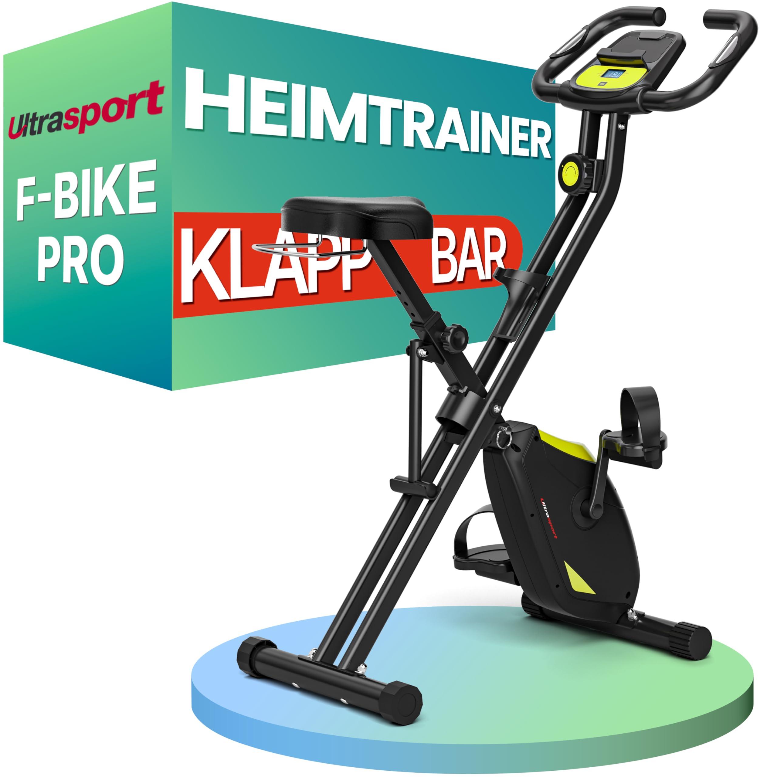 Ultrasport F-Bike Pro Ergometer Heimtrainer Fahrrad Klappbar Senioren Fitness Ho