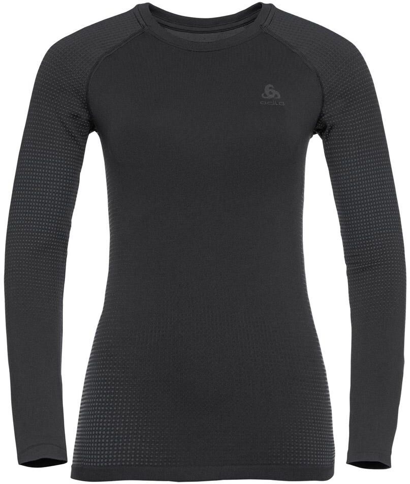 Odlo  - Performance Warm Eco Top Crew Neck Ls Wmn Black Graphite Grey Black - S - Sous-vêtement technique