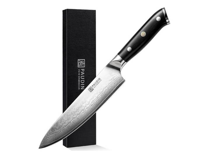 LuxusKollektion Damastmesser Damastmesser Kochmesser 20 cm Damaststahl Küchenmesser mit G10 Griff