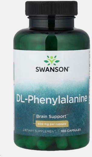 SWANSON DL-PHENYLALANINE 500mg 100 CAPSULAS