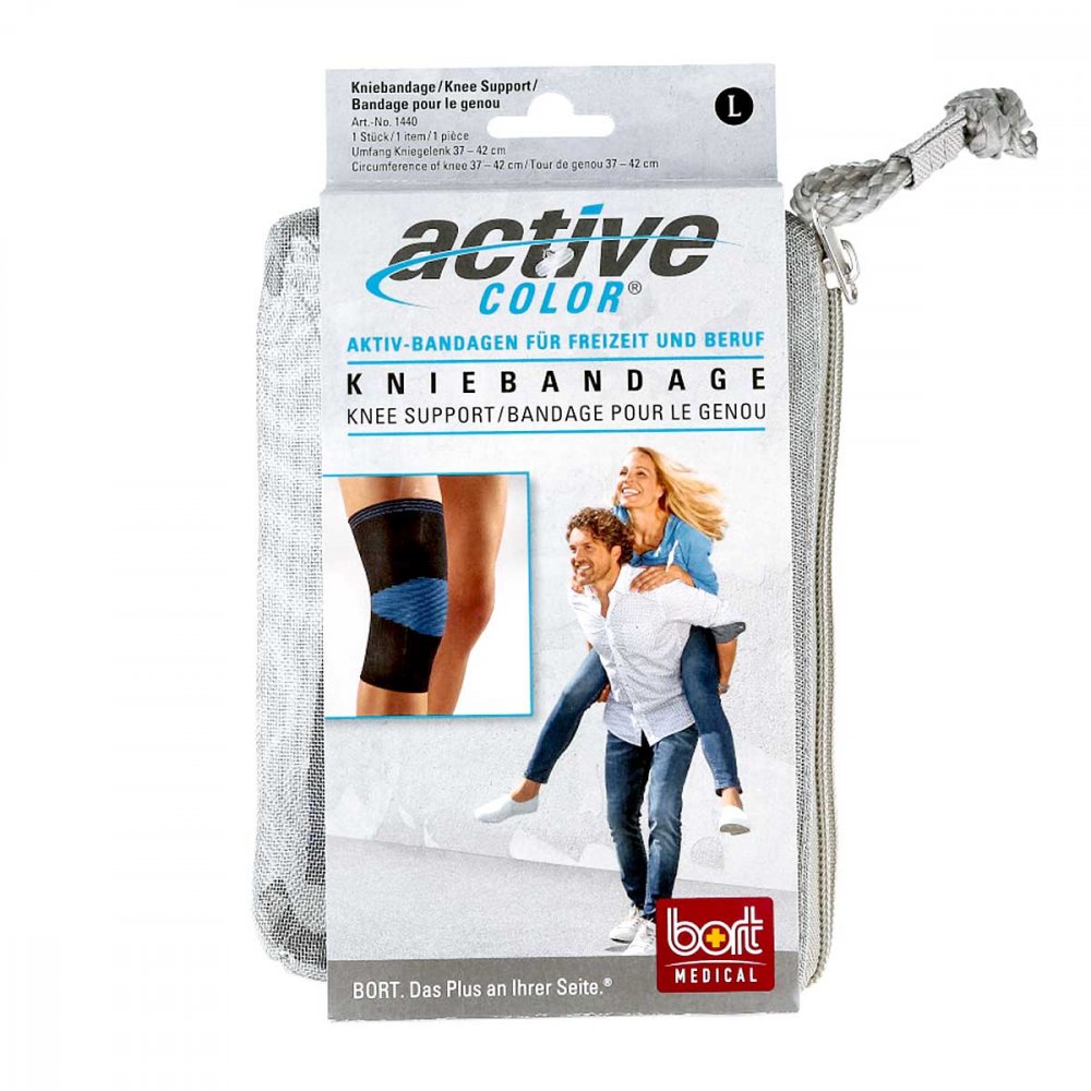 Bort GmbH Bort Activecolor Kniebandage large schwarz 06914617