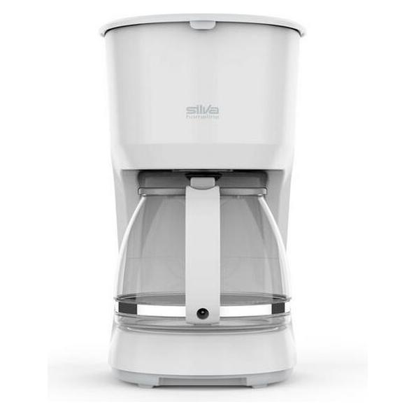 Silva Homeline KA 2300 Kaffeemaschine Weiss Fassungsvermögen Tassen=10 Glaskanne (400103)