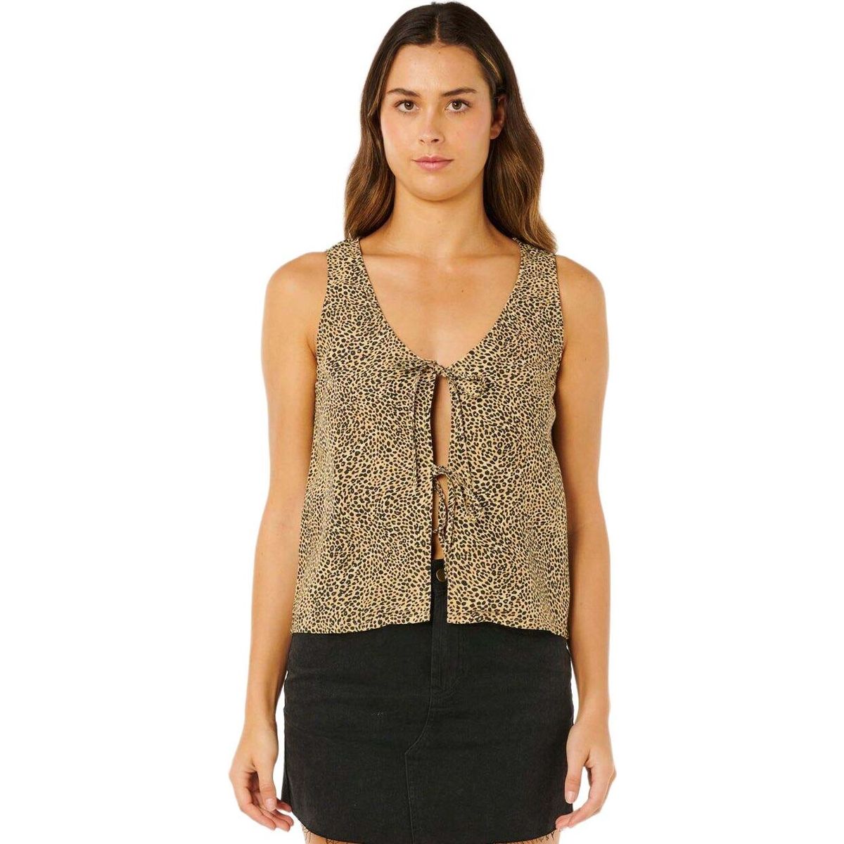 RipCurl Animal Instincts TIE Front TOP natural (0031) S 06XWSH-0031-S