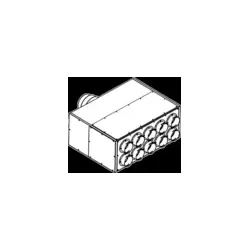 Wolf UniAir Luftverteiler ? DN125-180 ? 10x DN75 Anschluss ? 480x640x270 mm ? fü...