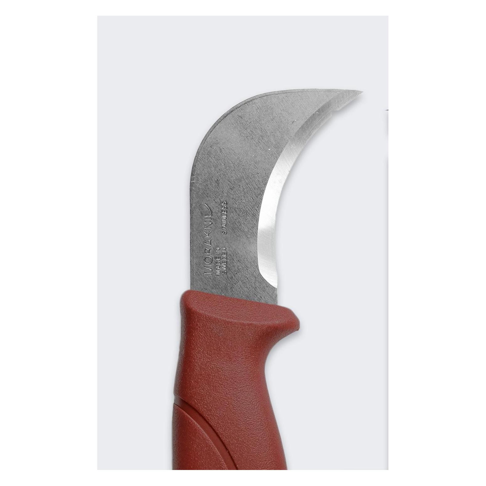 Mora & Memo Taeppe-/tagpap-/laederkniv m/plastskaefte (27363-0103)