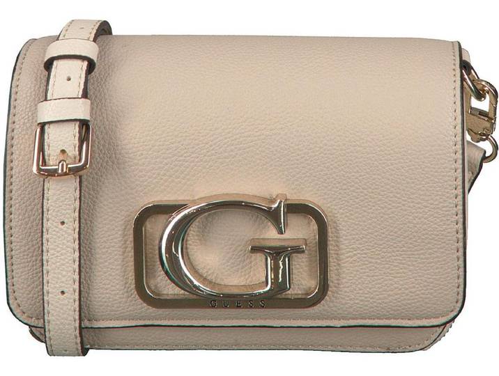 Guess Annarita Mini Crossbody Flap - Schoudertas - 2 vakken - Beige