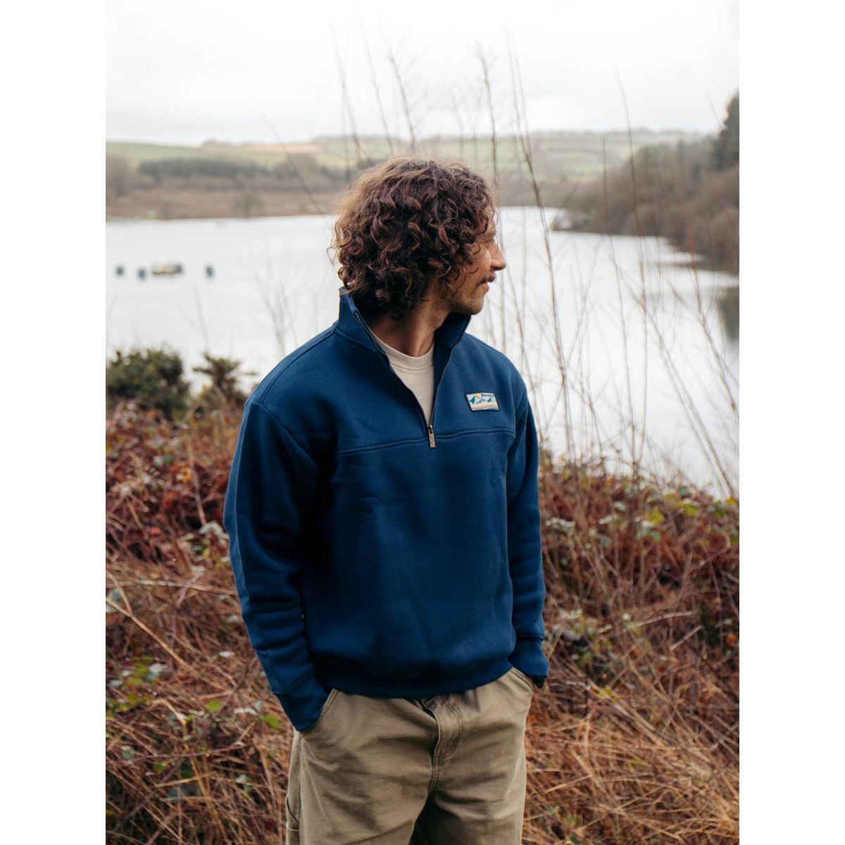Bleubird Bracken Quarter Zip navy XXL QTR-BRACK-NAVY-XXL