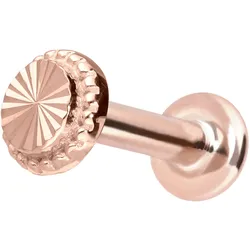 14 Karat Gold Labret mit Innengewinde DISC